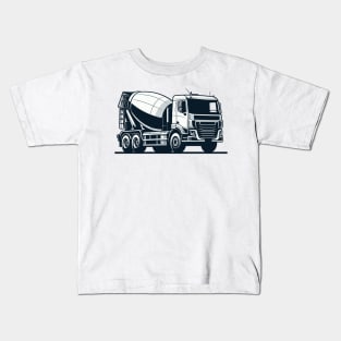 Concrete Mixer Truck Kids T-Shirt